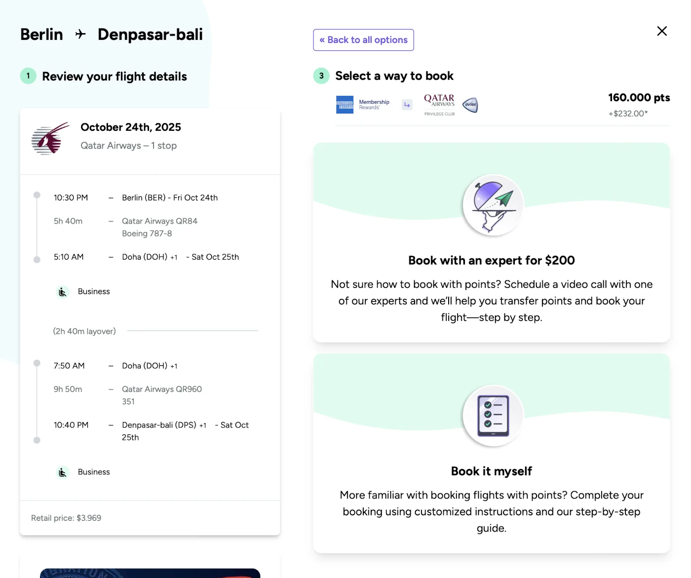 Schritt-für-Schritt Anleitung von Point-me hilft dir bei der Buchung von Prämienflügen