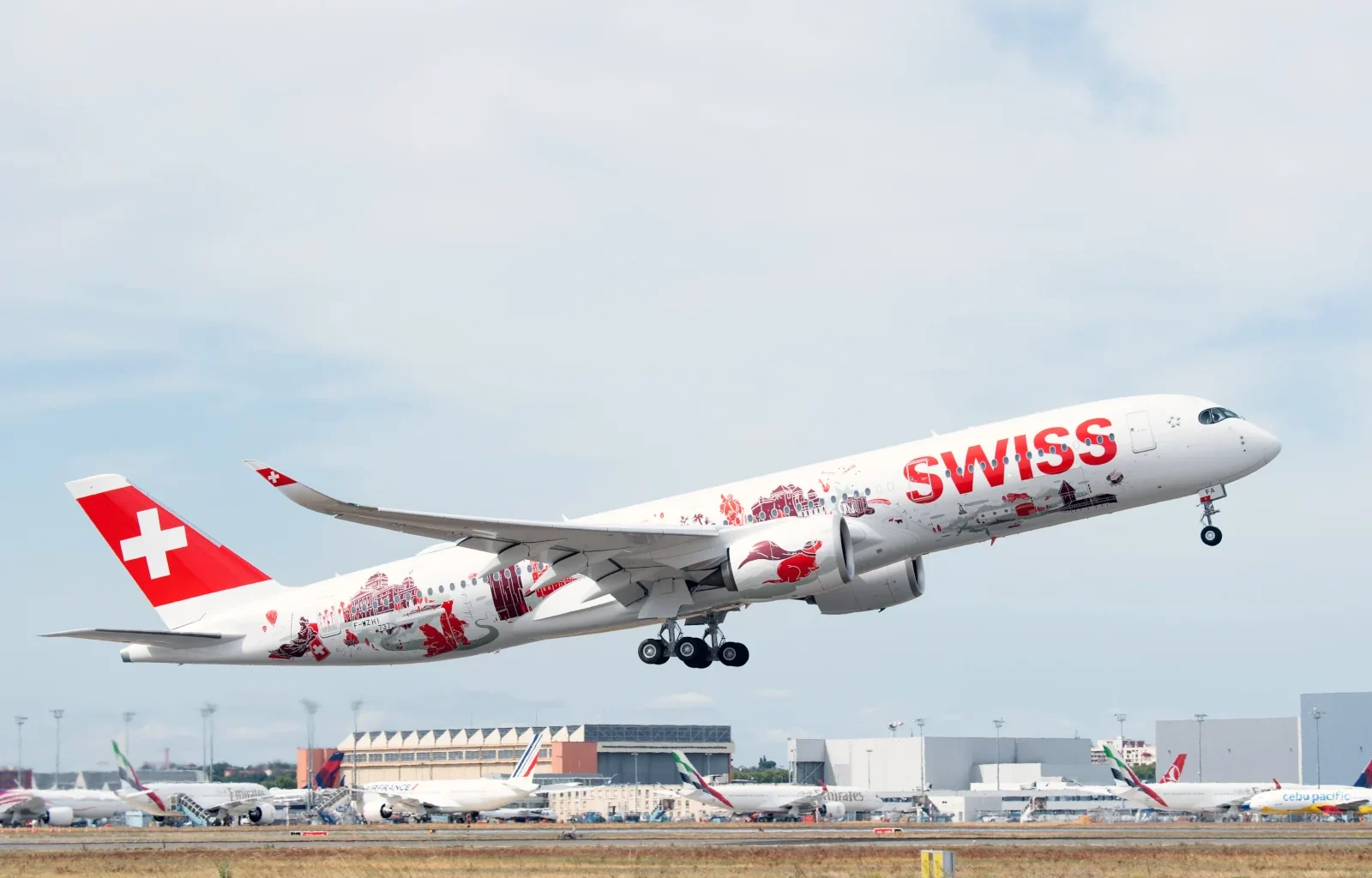 Swiss Airbus A350-900 hebt ab - erstmals ab Oktober auf Kurstrecken innerhalb von Europa