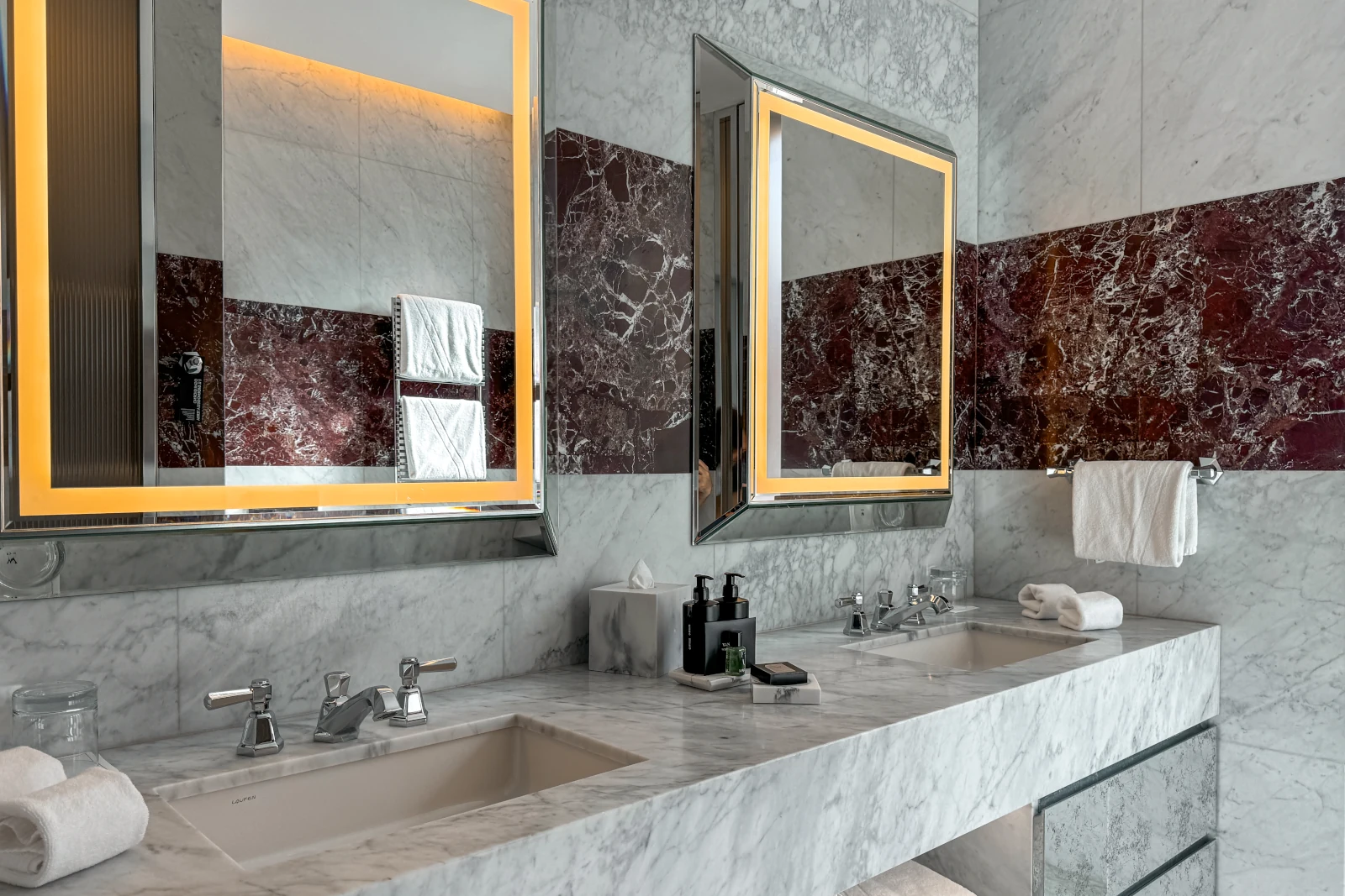Badezimmer Studio Suite W Rome Hotel