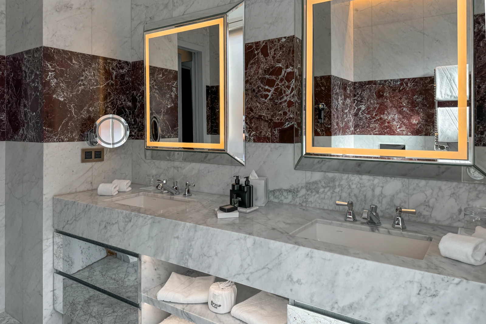 Badezimmer Studio Suite W Rome Hotel