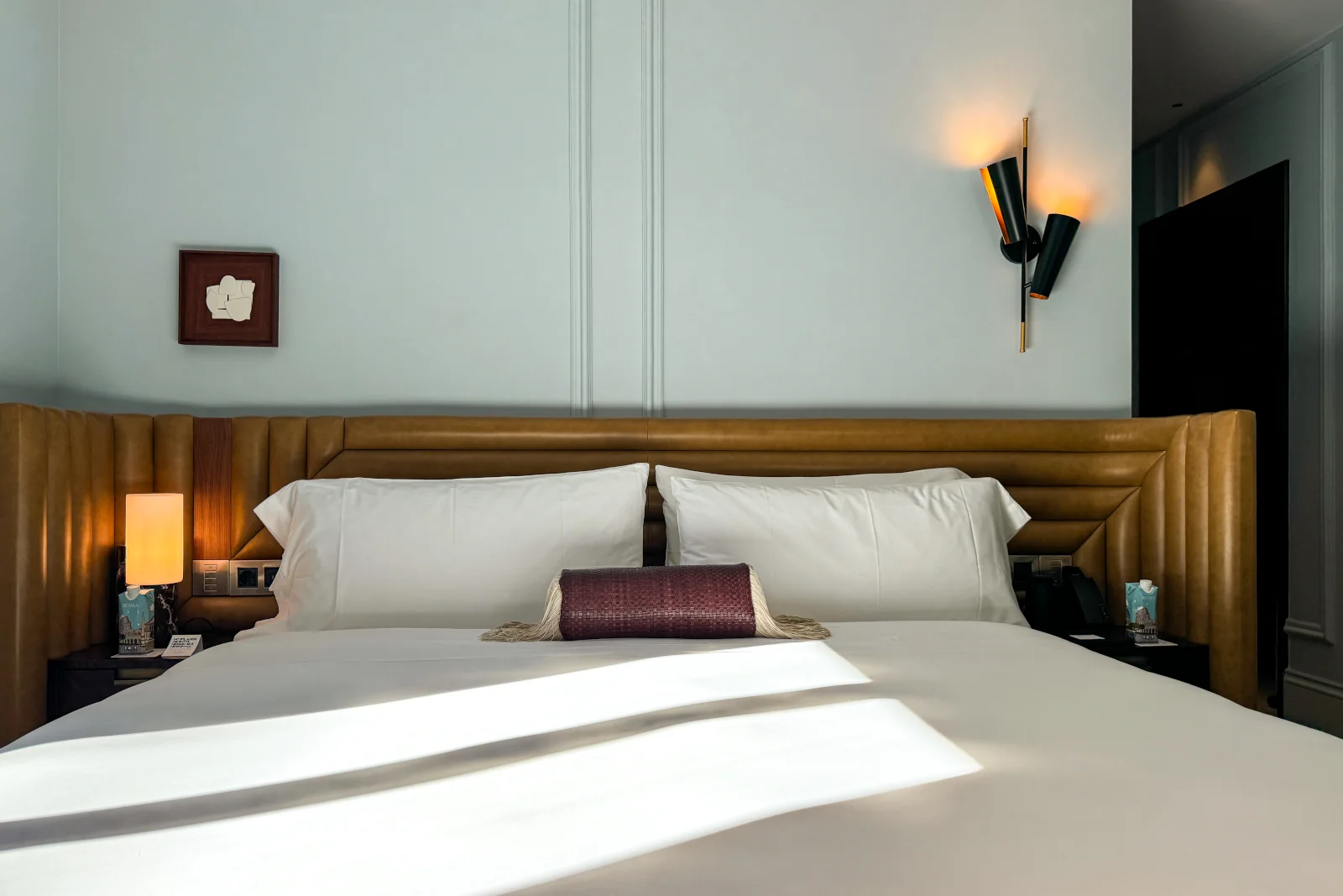 gemütliches W Kingbett in einer Studio Suite im W Rome als Marriott Bonvoy Platinum