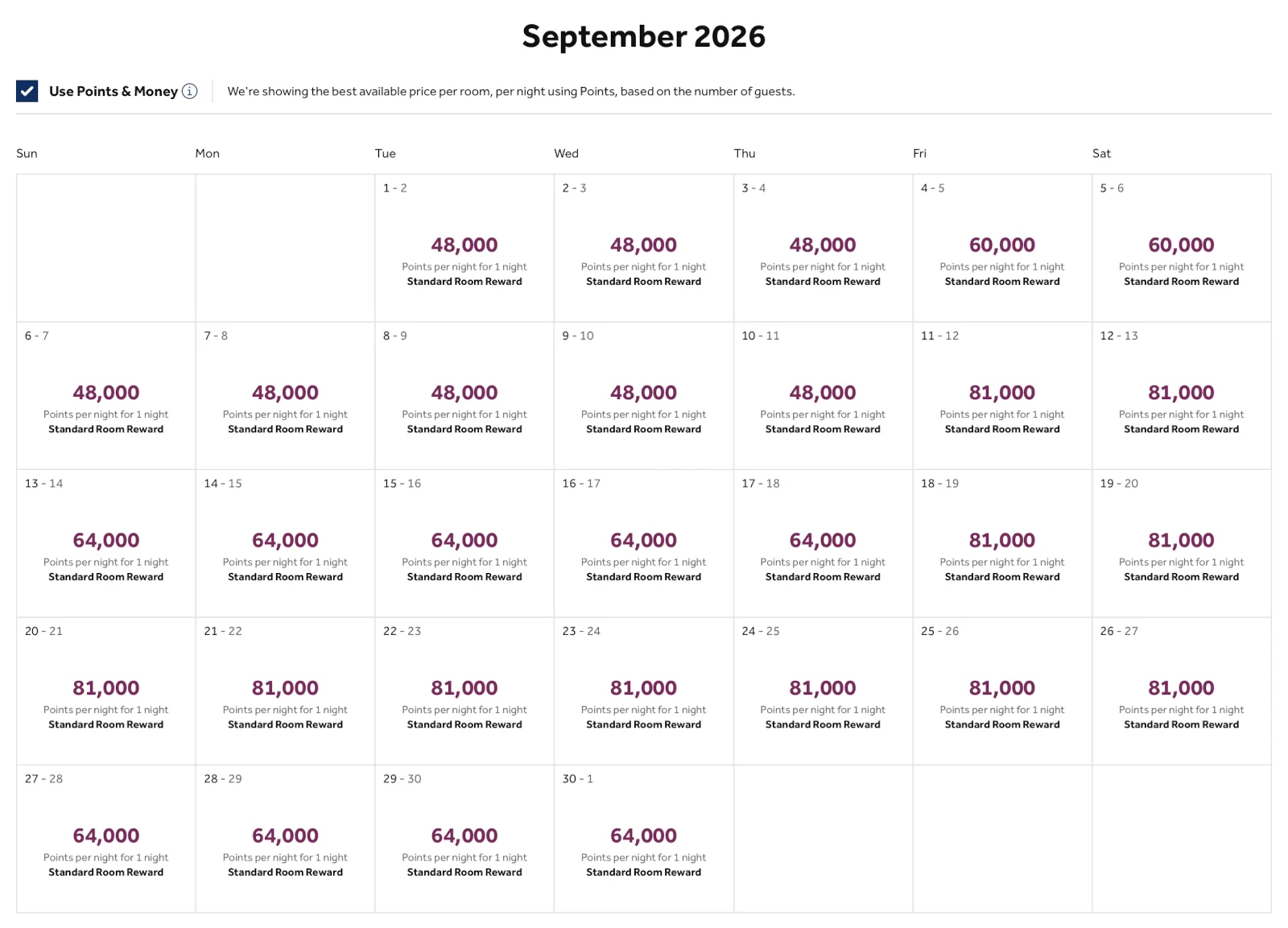 niedrigere Hilton Honors Prämienpreise Waldorf Astoria Dubai Jumeirah