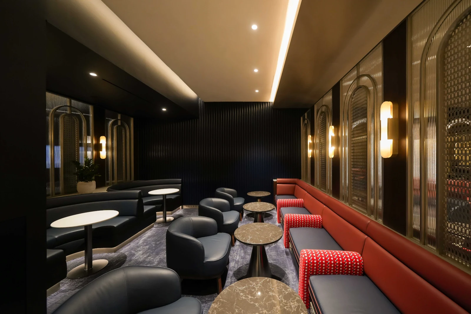 Sitzecke der neuen British Airways Dubai Lounge