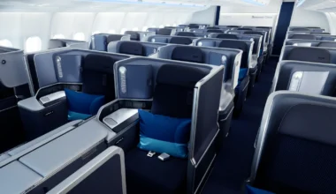 Neue Business Class Ocean Blue von Discover Airlines im Airbus A330