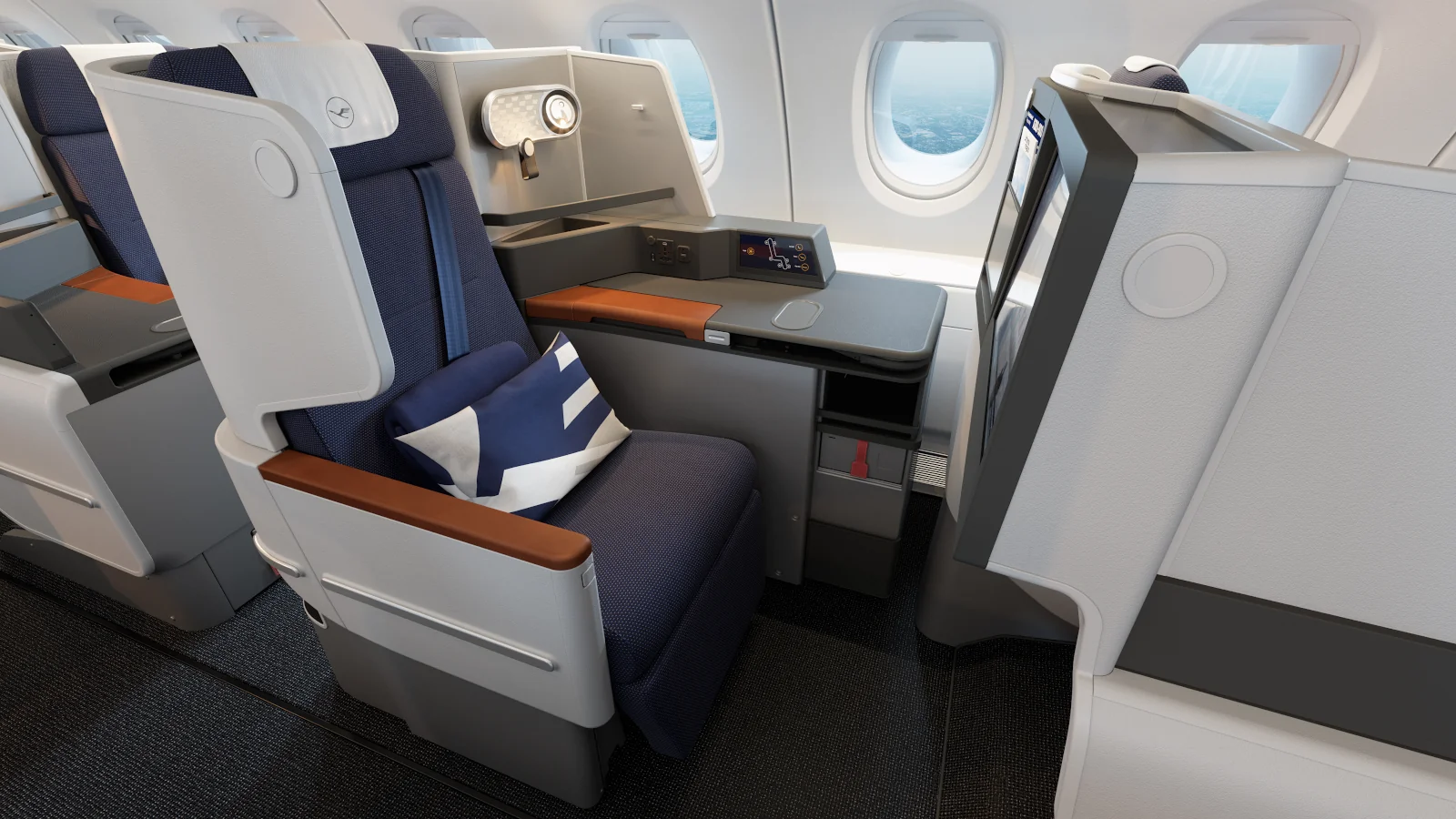 neue Business Class Lufthansa Airbus A380
