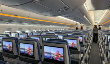 Lufthansa Flugzeug mit geplantem Starlink Highspeed-Internet an Bord