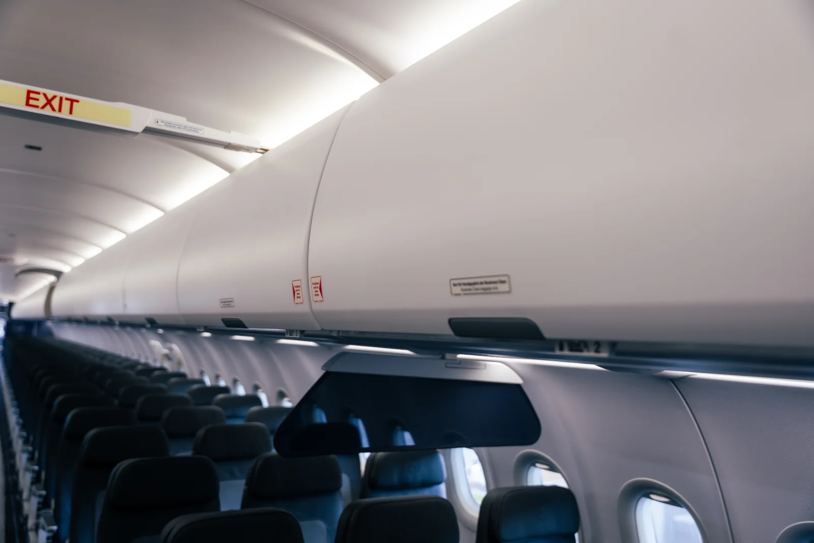 Neuer Kabinen-Divider im Lufthansa Airbus A320 nach dem Retrofit 2026