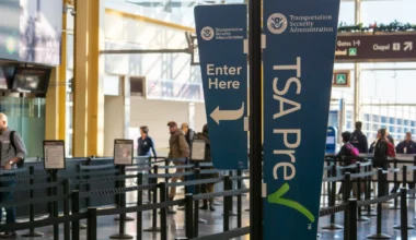 TSA PreCheck Sicherheitskontrolle US-Flughafen - Global Entry Programm aufgrund Shutdown vorübergehend ausgesetzt