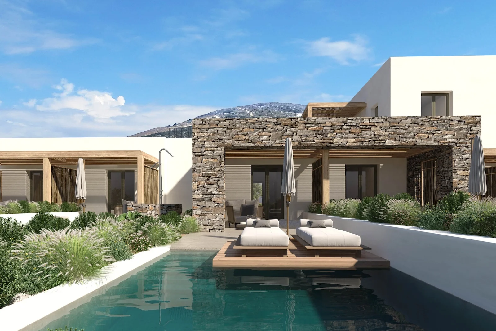 Zimmer mit Pool Parian Chronicle Destination by Hyatt Paros