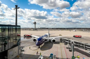 Boeing 787 "Berlin" der Lufthansa 100 Jahre Jubiläum Sonderflüge Berlin