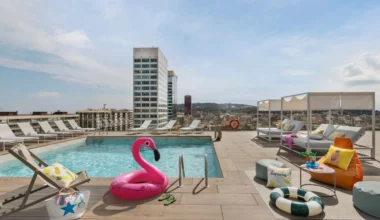 Moxy Barcelona Rooftop Swimmingpool