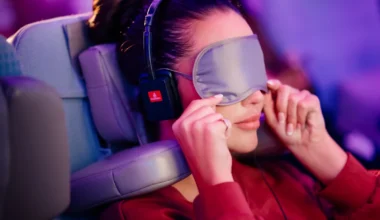 U-Dream Kopfstütze in Emirates Economy Class